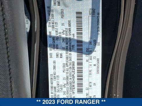 Used 2023 Ford Ranger XLT w/ Equipment Group 301A Mid RWD image 22