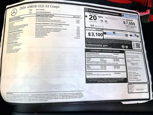 New 2026 Mercedes-Benz GLE 53 AMG AMG GLE 53 image 22