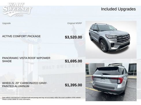 Used 2025 Ford Explorer Active w/ Active Comfort Package AWD/4WD image 11