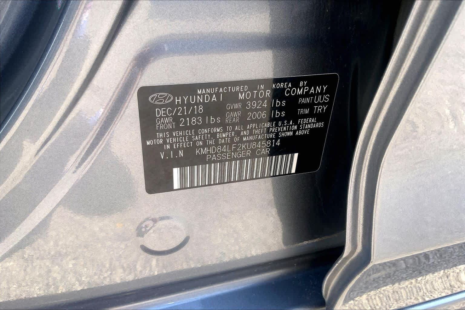 Used 2019 Hyundai Elantra SEL w/ Cargo Package FWD image 30