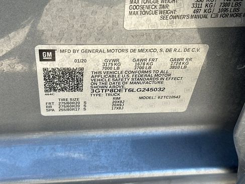 Used 2020 GMC Sierra 1500 SLT w/ SLT Premium Plus Package RWD image 28