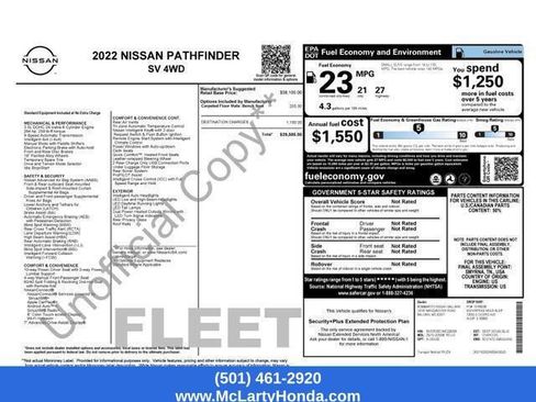 Used 2022 Nissan Pathfinder SV AWD/4WD image 14