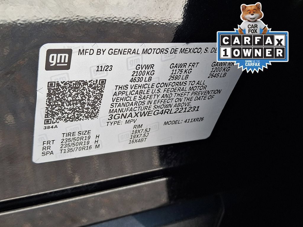 Certified 2024 Chevrolet Equinox RS AWD/4WD image 30