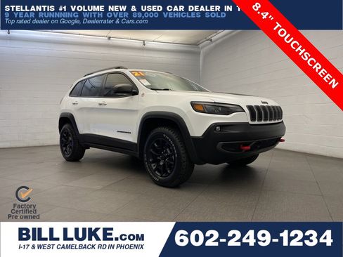 Certified 2021 Jeep Cherokee Trailhawk w/ Comfort/Convenience Group image 1