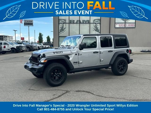 Used 2020 Jeep Wrangler Unlimited Sport AWD/4WD image 1