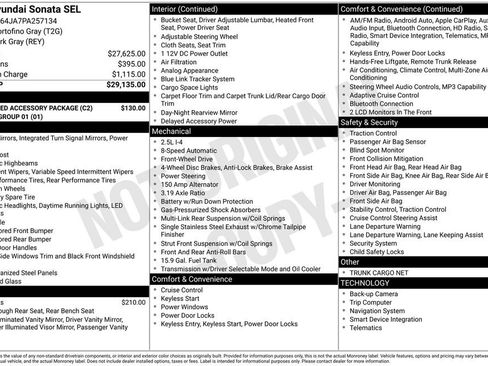 Used 2023 Hyundai Sonata SEL w/ Preferred Accessory Package image 3