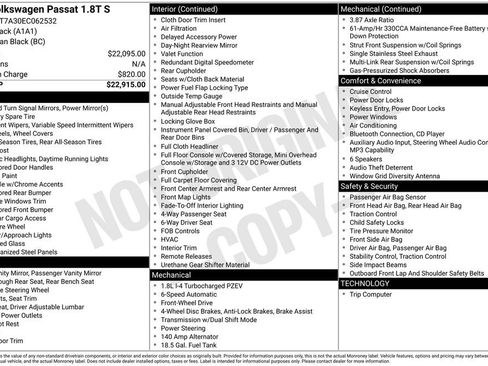 Used 2014 Volkswagen Passat 1.8T S image 6
