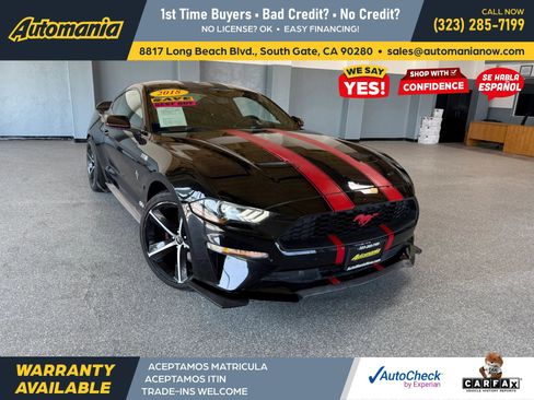 Used 2018 Ford Mustang Coupe w/ Black Accent Pkg RWD image 1