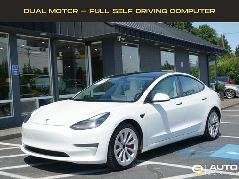 Used 2021 Tesla Model 3 Performance AWD/4WD image 1