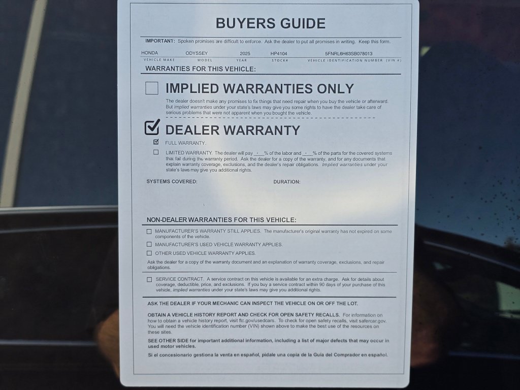 Used 2025 Honda Odyssey EX-L image 41