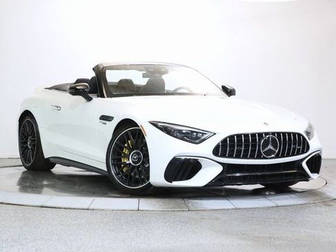 Used 2022 Mercedes-Benz SL 55 AMG 4MATIC w/ Driver Assistance Package image 1
