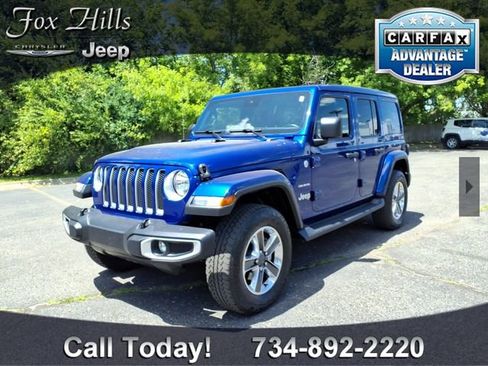 Used 2020 Jeep Wrangler Unlimited Sahara AWD/4WD image 3