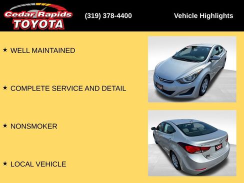 Used 2015 Hyundai Elantra SE FWD image 7