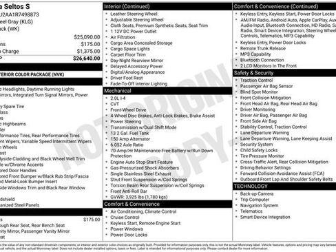 Used 2024 Kia Seltos S FWD image 15
