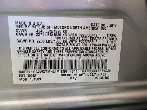 Used 2015 Mitsubishi Outlander Sport ES FWD image 33