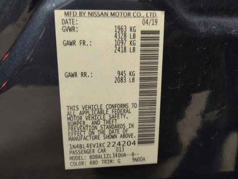 Used 2019 Nissan Altima 2.5 SL FWD image 33