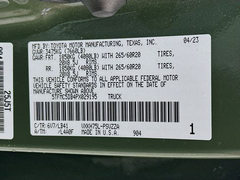 Used 2023 Toyota Tundra 1794 Edition w/ TRD Off-Road Package image 32