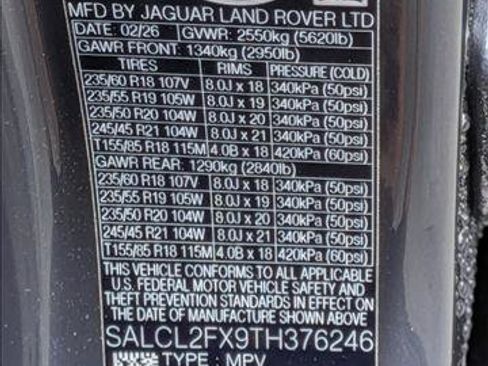 New 2026 Land Rover Discovery Sport Landmark AWD/4WD image 17