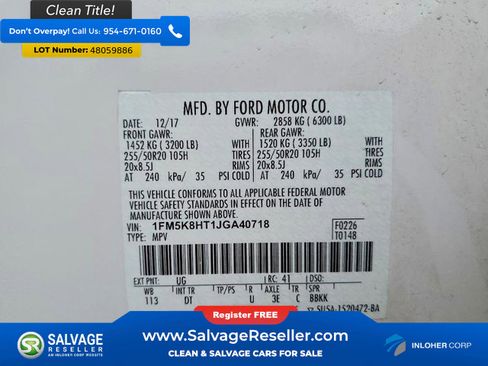 Used 2018 Ford Explorer Platinum image 17