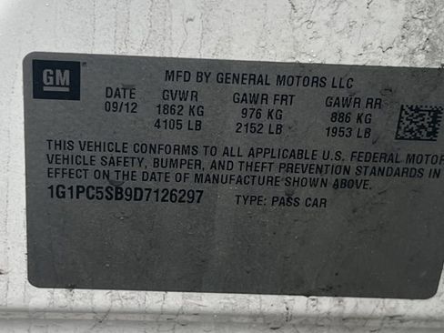 Used 2013 Chevrolet Cruze LT w/ All-Star Edition FWD image 4