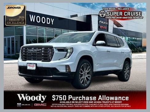 New 2026 GMC Acadia Denali Ultimate AWD/4WD image 1