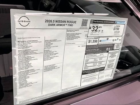 New 2026 Nissan Rogue SV FWD image 41