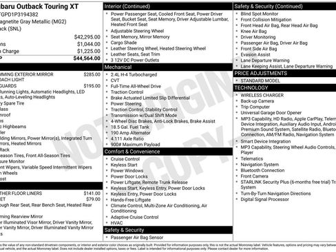 Certified 2023 Subaru Outback Touring XT AWD/4WD image 35