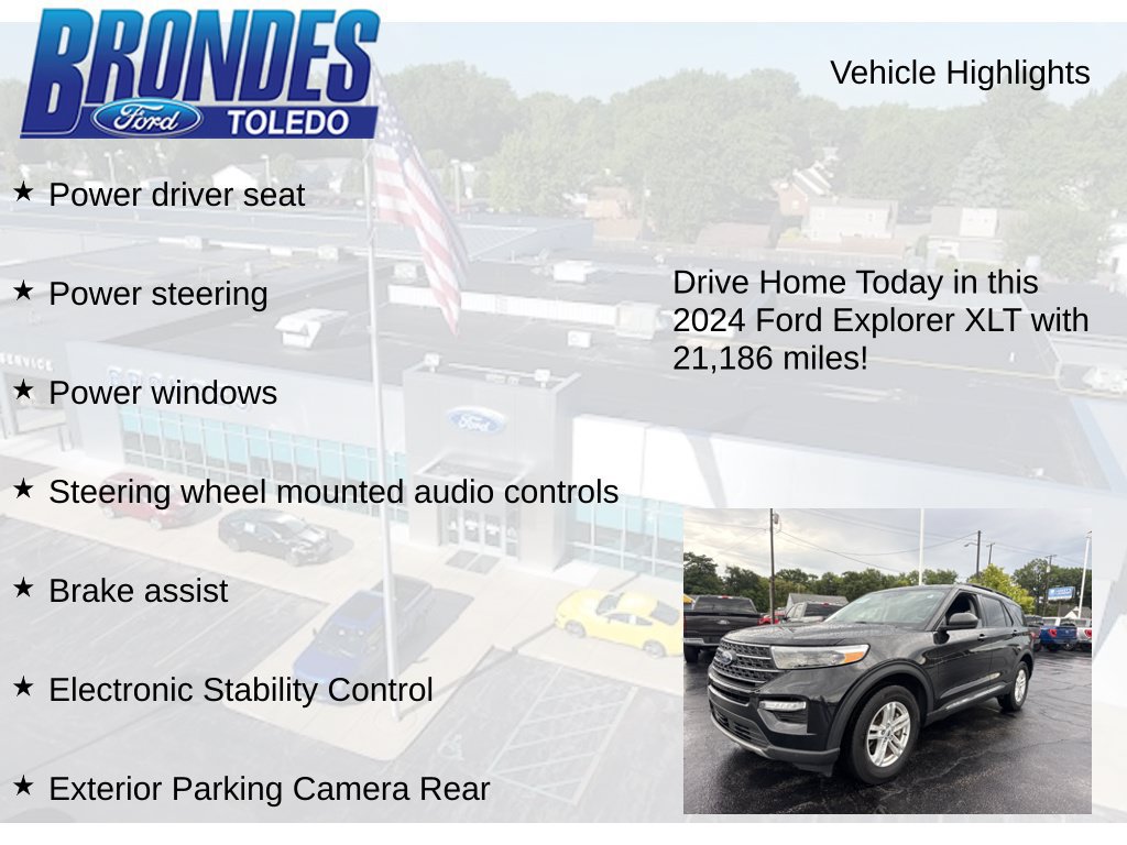Used 2024 Ford Explorer XLT w/ Equipment Group 202A AWD/4WD image 11