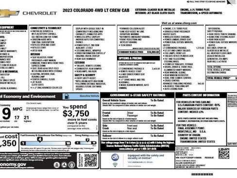 Used 2023 Chevrolet Colorado LT w/ LT Convenience Package II image 6