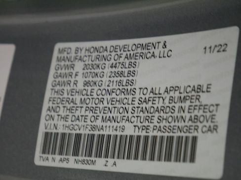 Used 2022 Honda Accord Sport image 17