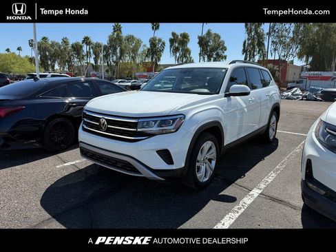 Used 2021 Volkswagen Atlas SE w/ Towing Package image 1