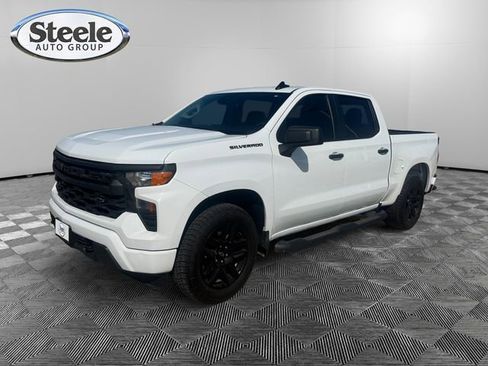 Used 2024 Chevrolet Silverado 1500 Custom w/ Turbomax Blackout Package image 1