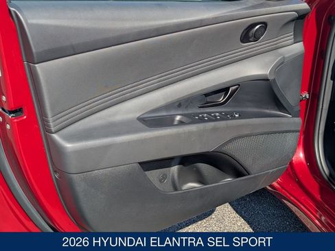 Certified 2026 Hyundai Elantra Sport w/ Cargo Package FWD image 10