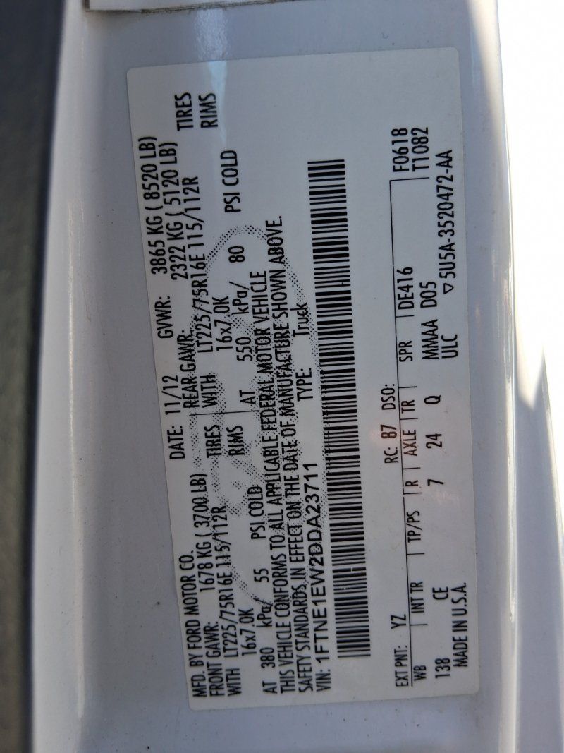 Used 2013 Ford E-150 and Econoline 150 w/ PWR Group RWD image 22
