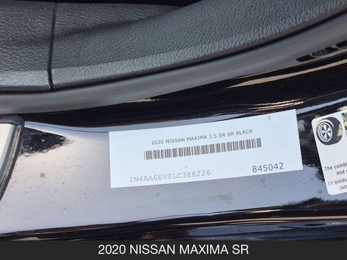 Used 2020 Nissan Maxima SR w/ Sport Mat Group FWD image 27