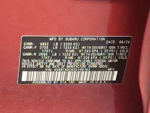Certified 2025 Subaru Outback Premium AWD/4WD image 27