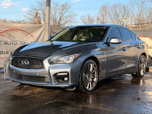 Used 2016 INFINITI Q50 Red Sport 400 image 3