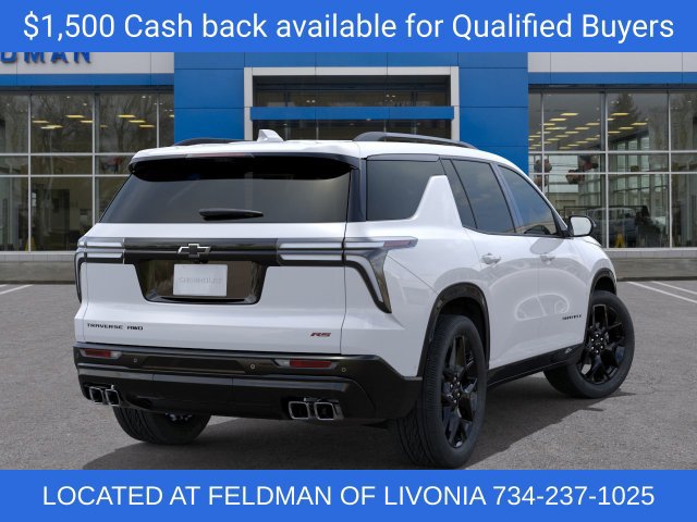 New 2026 Chevrolet Traverse RS w/ LPO, Floor Liner Package AWD/4WD image 4