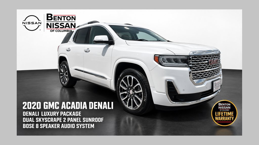 Used 2020 GMC Acadia Denali w/ Trailering Package AWD/4WD 360° Tour