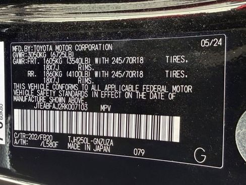 Used 2024 Toyota Land Cruiser 1958 AWD/4WD image 31