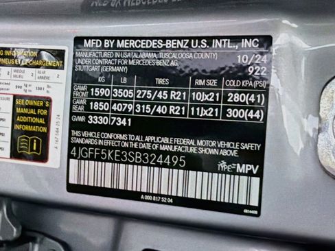 Certified 2025 Mercedes-Benz GLS 450 4MATIC w/ AMG Line Exterior image 27