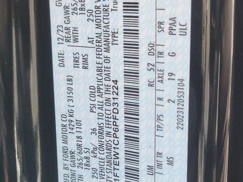 Certified 2023 Ford F150 XLT w/ Equipment Group 301A Mid image 34