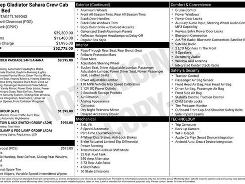 New 2026 Jeep Gladiator Sport AWD/4WD image 38