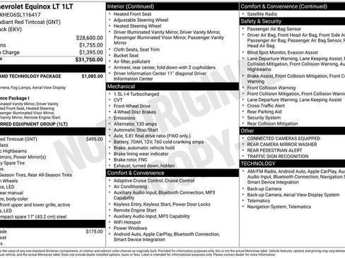 Used 2025 Chevrolet Equinox LT w/ Safety and Technology Package image 3
