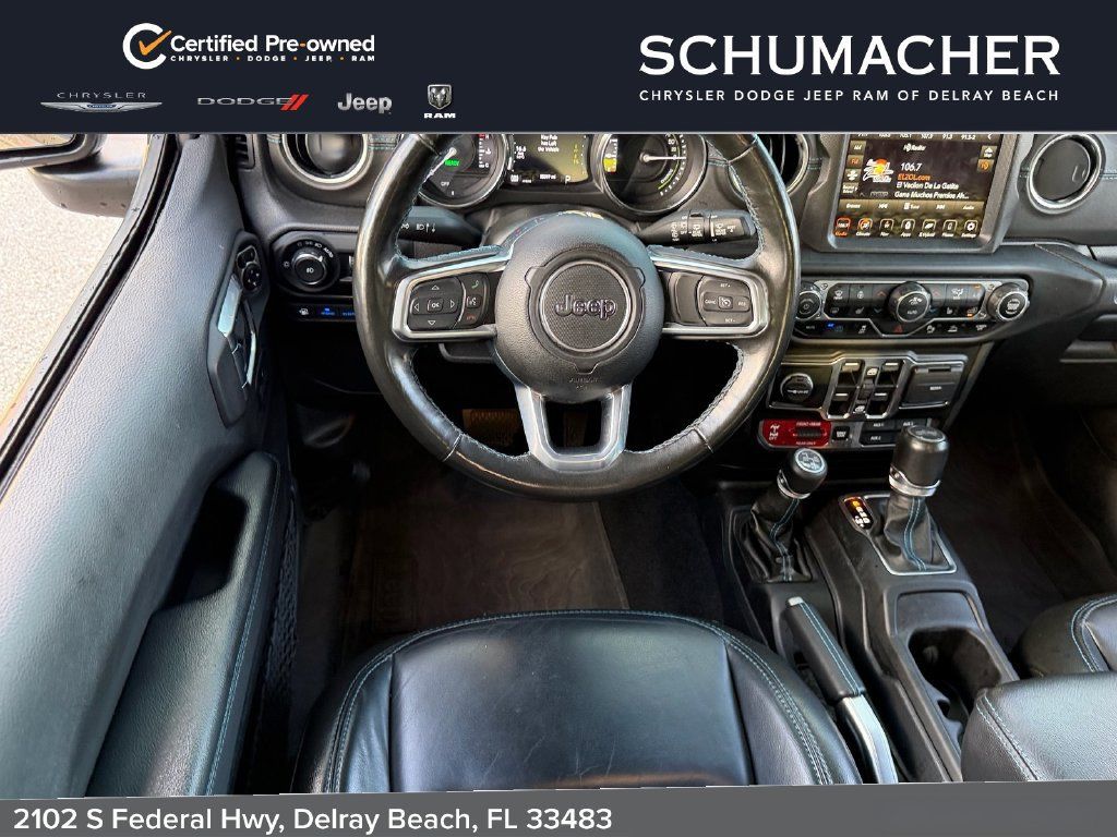 Used 2022 Jeep Wrangler Unlimited Rubicon 4xe w/ Steel Bumper Group AWD/4WD image 16