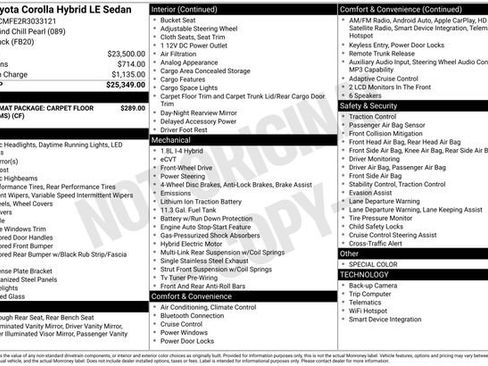 Used 2024 Toyota Corolla LE image 9