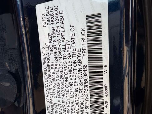 Used 2023 Honda Ridgeline RTL image 19