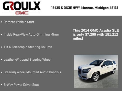Used 2014 GMC Acadia SLE image 29