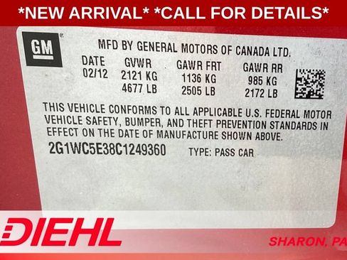 Used 2012 Chevrolet Impala LTZ FWD image 9