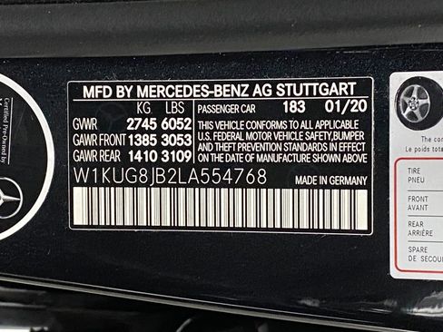 Certified 2020 Mercedes-Benz S 63 AMG 4MATIC Sedan image 36